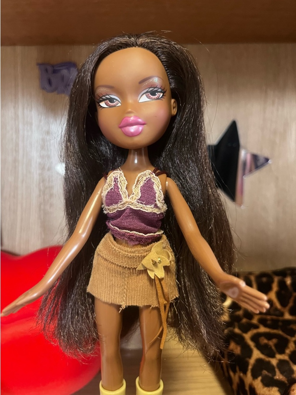 Bratz Sasha restyled with extra shoes